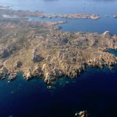 Veduta aerea dell'Isola di Razzoli